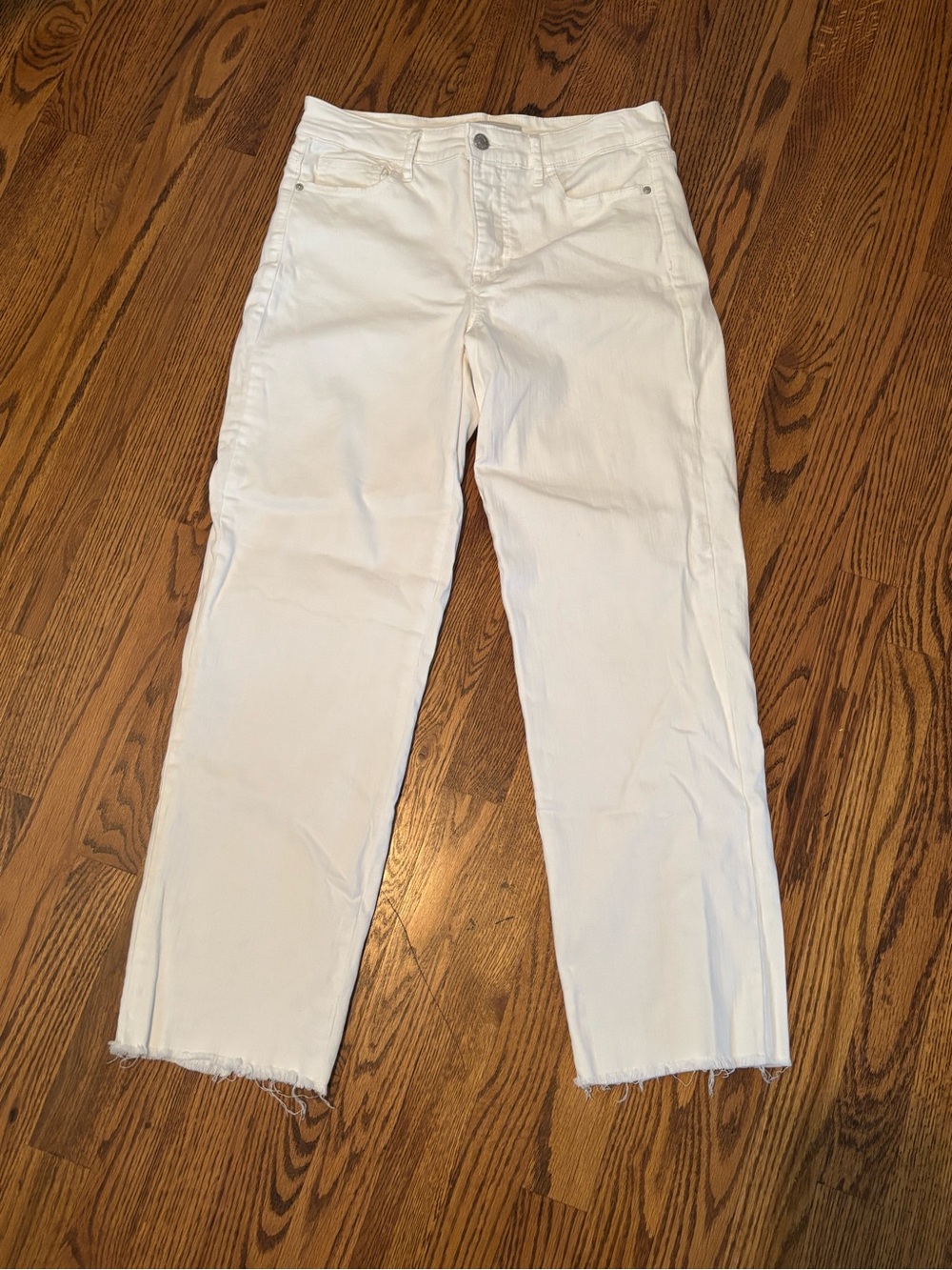 Social Standard by Sanctuary Winter White Wide Leg Crop Jeans Size 4